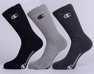 Ponožky Champion 3pk Crew Socks DAG/OXGM/NBK
