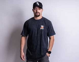 Triko Rip & Dip Power Tee Black Mineral Wash
