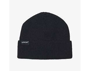 Kulich Upfront PATCH Rib Beanie Black