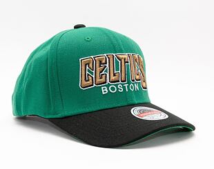 Kšiltovka Mitchell & Ness SHREDDER STRETCH SNAPBACK HWC Boston Celtics Green