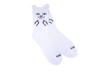 Ponožky Rip & Dip Nerm Face Mid Socks White