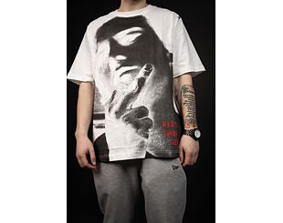 Triko Wasted Paris T-Shirt Allover Pierce - White