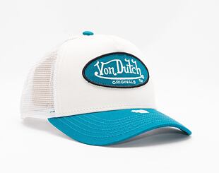 Kšiltovka Von Dutch Boston Trucker Cotton Twill White/White