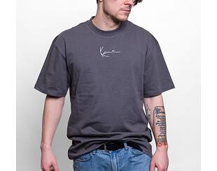 Triko Karl Kani Small Signature Essential Tee dark grey