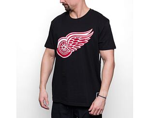 Triko Mitchell & Ness NHL Team Logo Tee Detroit Red Wings Black