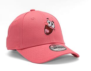 Dětská kšiltovka New Era 9FORTY Kids Spongebob Black on Black - Patrick Pink Lift