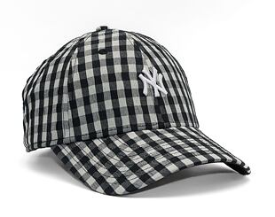 Dámská kšiltovka New Era 9FORTY Womens MLB Gingham New York Yankees Black