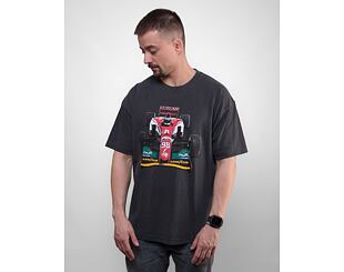 Triko HUF × GOODYEAR F1 Washed T-Shirt Washed Black