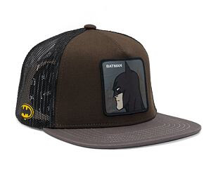 Kšiltovka Capslab Batman - Batman Flat Trucker Black / Grey