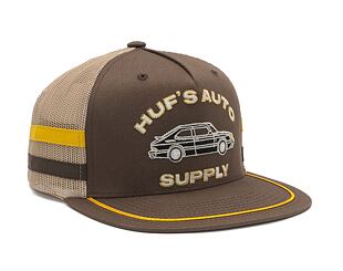 Kšiltovka HUFs Auto Supply Trucker Brown