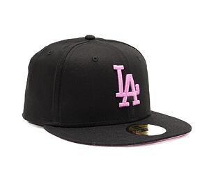 Kšiltovka New Era 59FIFTY MLB League Essential Los Angeles Dodgers Black / Wild Rose Pink