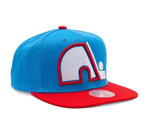 Kšiltovka Mitchell & Ness NHL Team 2 Tone 2.0 Snapback Quebec Nordiques Royal / Red