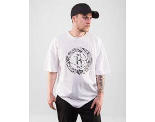 Triko New Era NBA Infill Logo Oversized Tee Brooklyn Nets White / Black