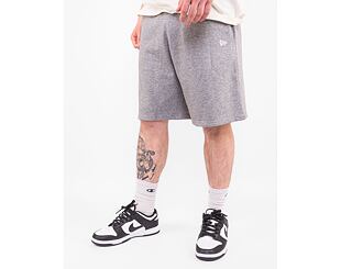 Kraťasy New Era Essential Shorts Heather Grey / White