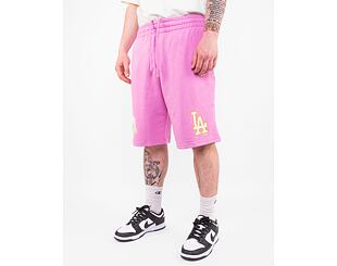Kraťasy New Era MLB Pastel Shorts Los Angeles Dodgers Wild Rose Pink / Off White