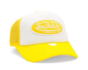 Kšiltovka Von Dutch Trucker Tampa Foam White/Yellow