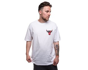 Triko New Era Infill Team Logo Oversized Tee Chicago Bulls Optic White / Red