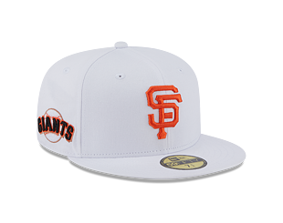 Kšiltovka New Era 59FIFTY MLB Team Side Patch San Francisco Giants White / Orange
