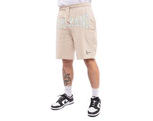 Kraťasy Karl Kani College Signature Sweatshorts Off White