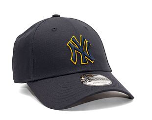 Kšiltovka New Era 9FORTY MLB Team Outline New York Yankees Navy / Mellow Yellow