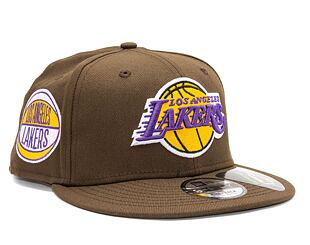 Kšiltovka New Era 9FIFTY NBA Repreve Los Angeles Lakers Walnut Brown / Purple