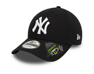 Kšiltovka New Era 9FORTY MLB Repreve League Essential New York Yankees Black / White