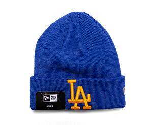 Dětský kulich New Era MLB Kids League Essential Beanie Los Angeles Dodgers Blue Azure / Mellow Yello