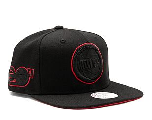 Kšiltovka Mitchell & Ness Tc Bottoms Snapback Hwc NBA HOUSTON ROCKETS Black