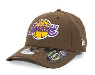Kšiltovka New Era 9FORTY NBA Repreve Los Angeles Lakers Walnut / Purple