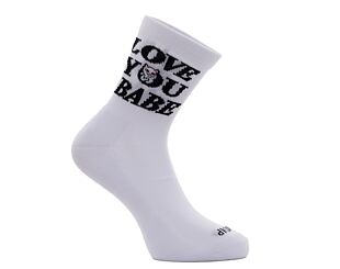 Ponožky Rip N Dip Love You Mid Socks (White)