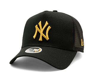 Dámská kšiltovka New Era 9FORTY Womens A-Frame Trucker MLB Metallic Trucker New York Yankees - Black