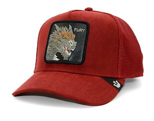 Kšiltovka Goorin - Trucker - The Suede Dragon - Burgundy