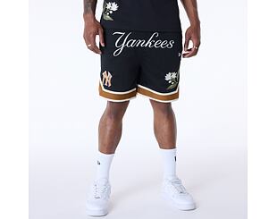 Kraťasy New Era - MLB Floral Mesh - NY Yankees - Black