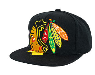 Kšiltovka Mitchell & Ness - NHL Big Time Snapback - Chicago Blackhawks - Black