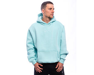 Mikina Karl Kani - Small Signature Essential OS Hoodie - Light Blue