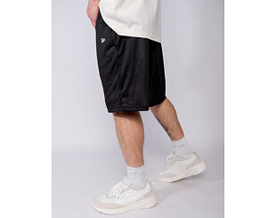 Kraťasy New Era - Branded Mesh Shorts - Black / Grey