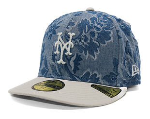 Kšiltovka New Era - MLB Denim Jacquard 59FIFTY "Japan Drop" - New York Mets - Indigo Blue