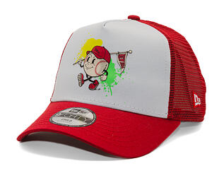 Dětská Kšiltovka New Era - Kids Mascot 9FORTY A-Frame Trucker - Scarlet / White