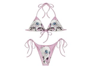 Plavky Rip N Dip - Metal Claw 2Pc Bikini Set Pink