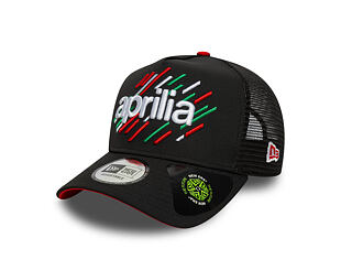 Kšiltovka New Era - PIAGGIO Print 9FORTY Trucker - Black
