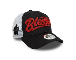 Kšiltovka New Era - UFC MMA Max Holloway - Blessed 9FORTY Trucker - Black / Scarlet