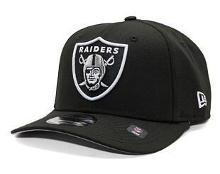 Kšiltovka New Era - NFL Anniversary Patch 9SEVENTY Stretch-Snap - Las Vegas Raiders - Black
