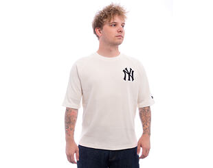 Triko New Era - MLB Waffle Tee - NY Yankees - Off White