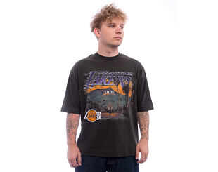 Triko New Era - NBA Washed Graphic Tee - LA Lakers - Black