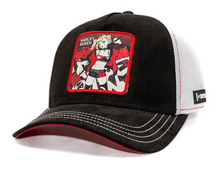 Kšiltovka Capslab - Trucker DC Comics - Harley Queen - Black / White