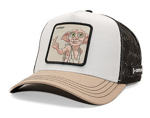 Kšiltovka Capslab - Trucker Harry Potter - Dobby - Beige