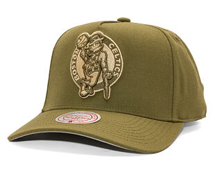 Kšiltovka Mitchell & Ness - NBA Fashion Basic Pro - Boston Celtics - Olive