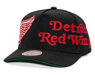Kšiltovka Mitchell & Ness - NHL Busted Pro - Detroit Red Wings - Black