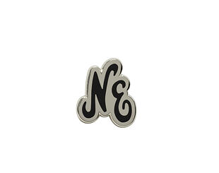 Připínáček New Era - Branded Cap Pin - Script - Silver