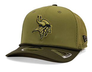 Kšiltovka New Era - NFL25 "Salute to Service" - 9SEVENTY Stretch-Snap - Minnesota Vikings